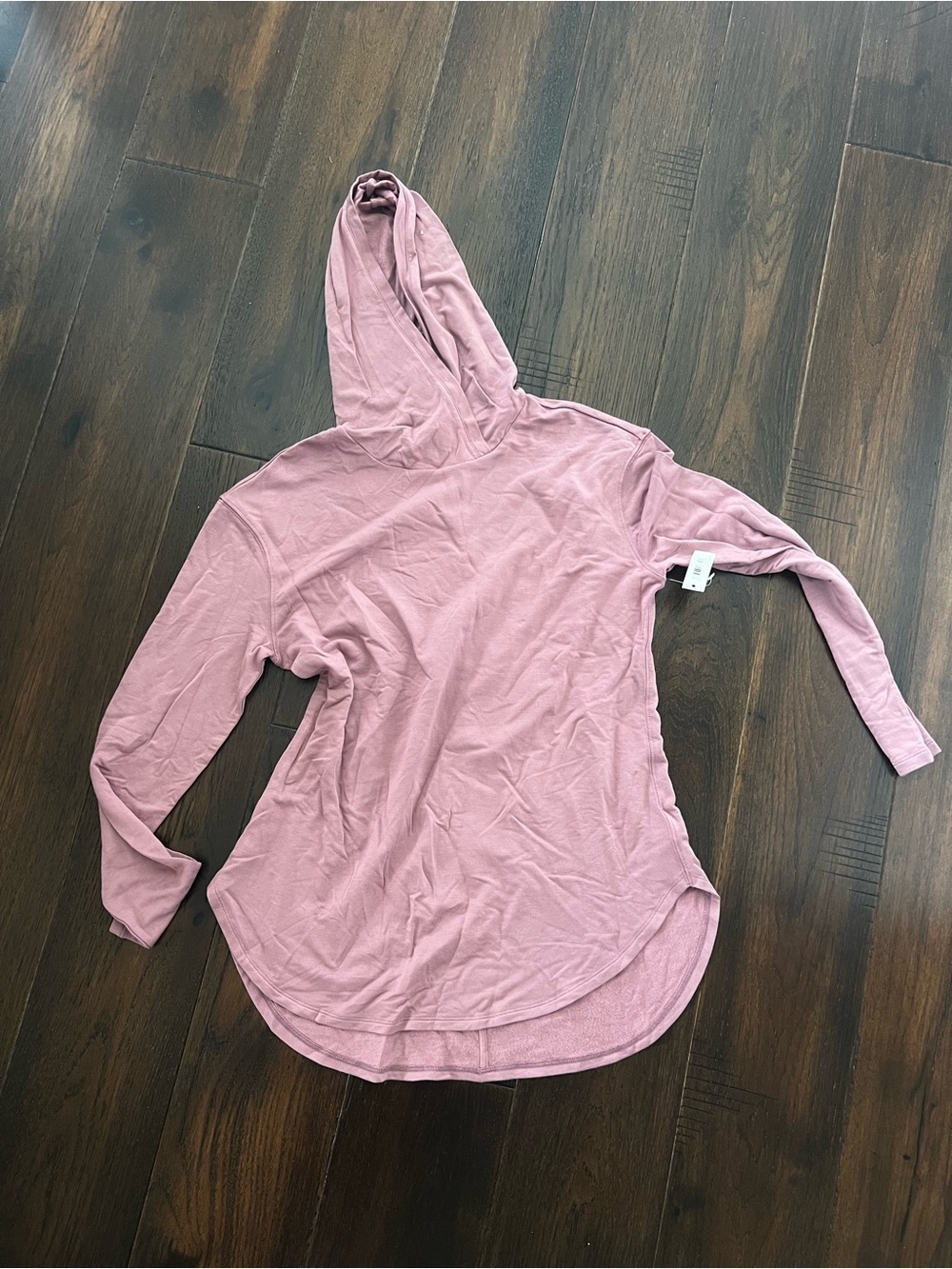Supersoft terry standard fit hooded pullover dusty lilac